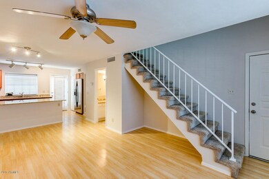 Stairs to bedrooms
