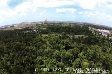 Drone image showing casinos on the North side of I