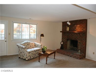 Living Room - Spacious Living Room Area with Wood 
