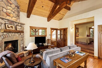 Living area into bedroom