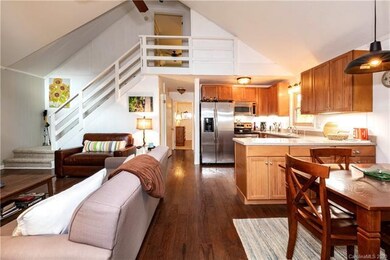 Open Floor plan and vaulted ceilings on main level