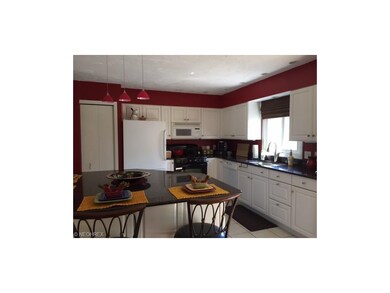 SHARP KITCHEN. LOTS OF CABINETS, HUGE ISLAND WITH 