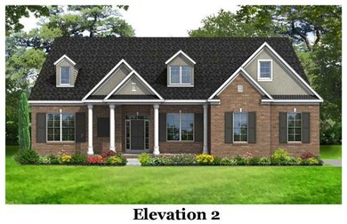 Dresden Elevation 2. Photo is a rendering. Not actual home. 
