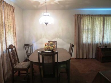 Dining Room. The dining and living room areas are 