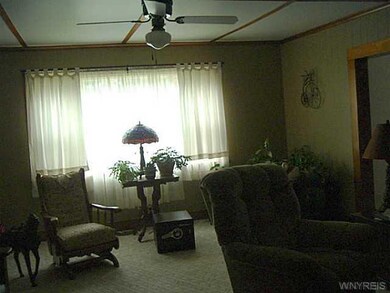 Living Room. ORNAMENTAL FRPLC. IN LIVING RM.