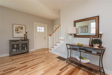 Hardwood flooring is throughout the...