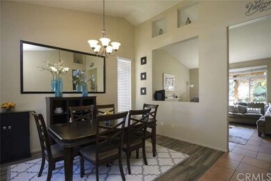 Formal dining room with new porcelain tile