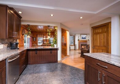 The kitchen is situated off the...