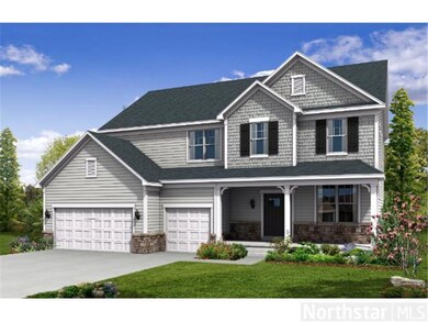 Lexington 3 car garage front elevation