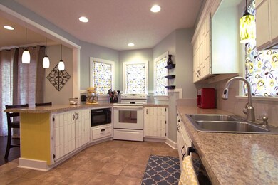 Large open kitchen