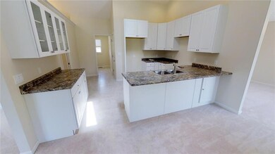 Kitchen with eating bar