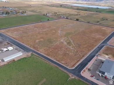 Aerial view looking Northeast.