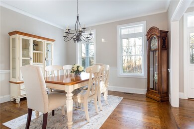 Dining room with plenty of natural light
