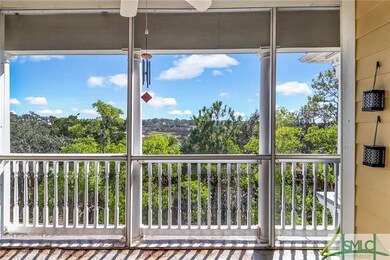 Views from the screened porch overlooking the mars