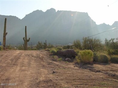 Morning view of Superstition