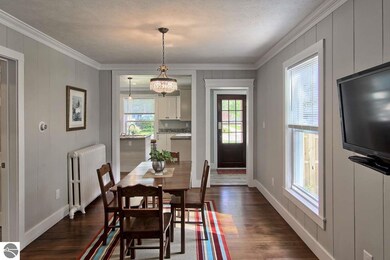 Newly refinished Douglas Fir Hardwood flooring thr