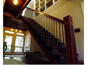 Entry. Entry hall with custom staircase
