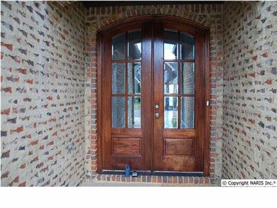 beautiful hardwood front door.