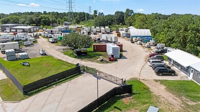 Gated entrance, main office to the right