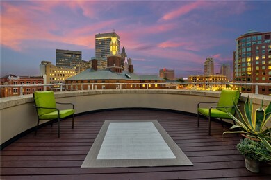 Sit back and relax on private upper deck looking o