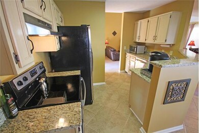 Another angle of the Kitchen with Tile Flooring