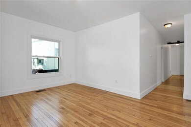 Living Room with wood floors that gleam!