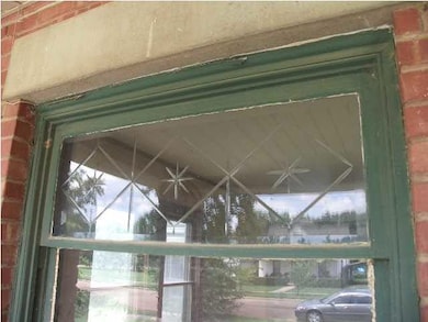 Etched Glass window