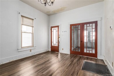 French doors to living room match front door