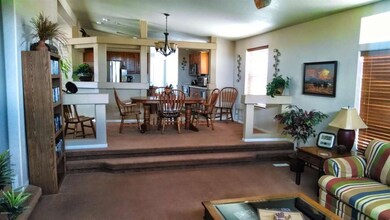 Family room to dining area