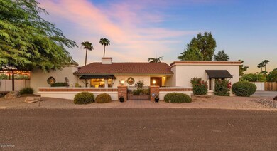 Twilight view - front elevation