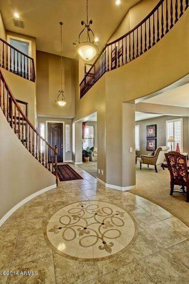 4 - Grand entrance with tile medallian