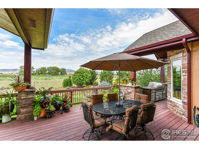 West facing deck with gas grill