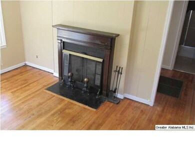 Living room fireplace