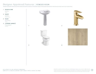 Designer appointed features