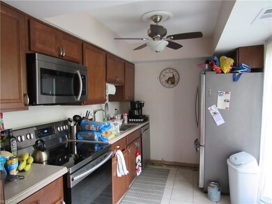 Kitchen with newer stainless steel appliances