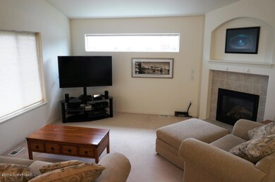 Living Room With Gas Fireplace