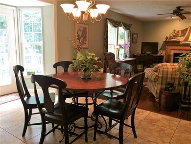Dinette is convenient to the 1st floor family room