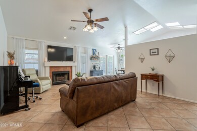 Living Room with Fireplace