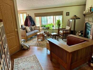 Living area open to dining