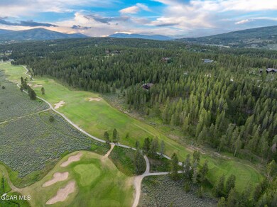 Aerial of property on golf course