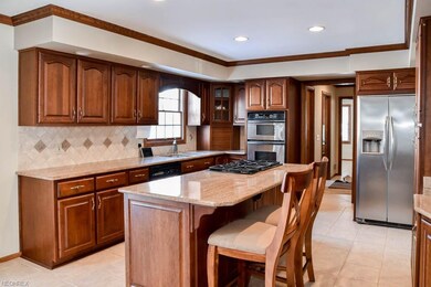 Beautiful kitchen with stainless steel appliances.