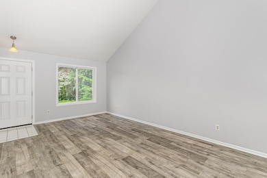 View of living room from kitchen