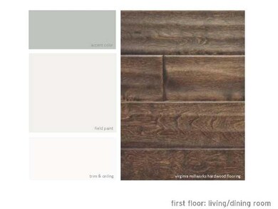 Interior Space/Layout. Sample finish boards