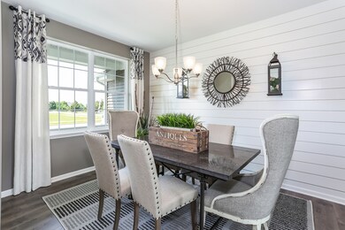 Model home pictured- features and options will var