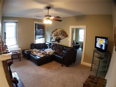 Unit 3, top floor is a 3 br with a big living room