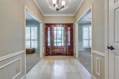 Bright Entry with adjacent Dining and Living Rooms