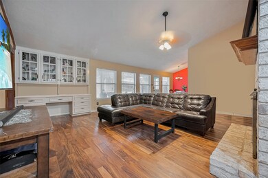 Natural light pours into this inviting space featu