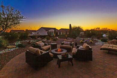 Sunset on the patio