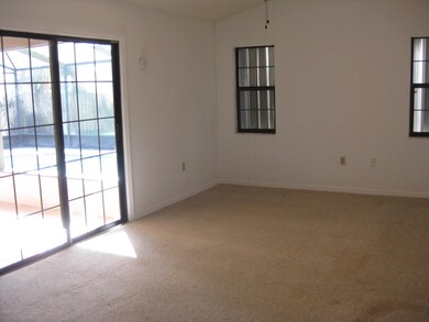 Family room leading to pool