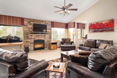 Living Area with Fireplace